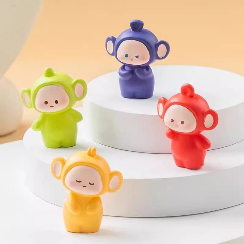 车载桌面创意装饰品可爱萌粒公仔DIY盲袋迷你树脂汽车小摆件礼物
