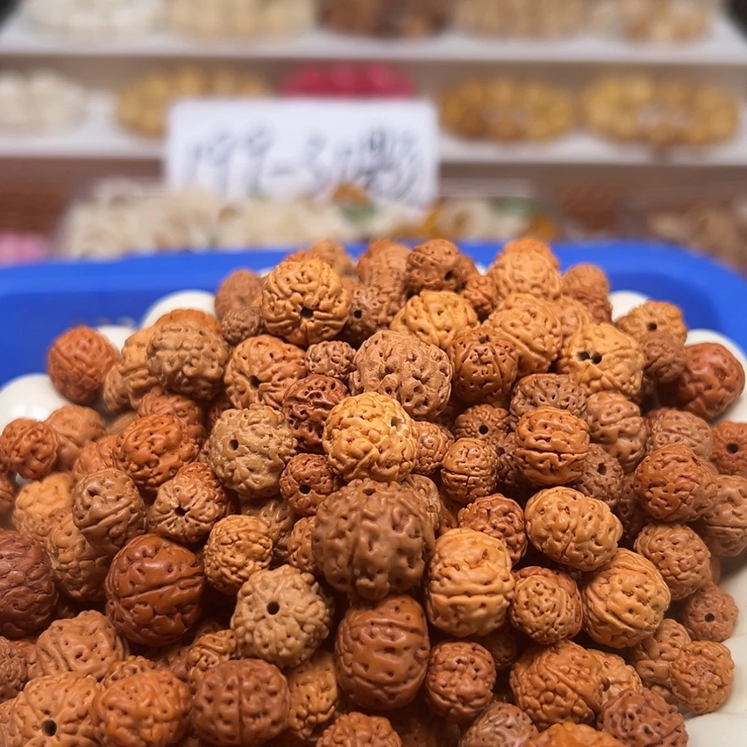 手串菩提根/象牙果微瑕大小混金刚300颗