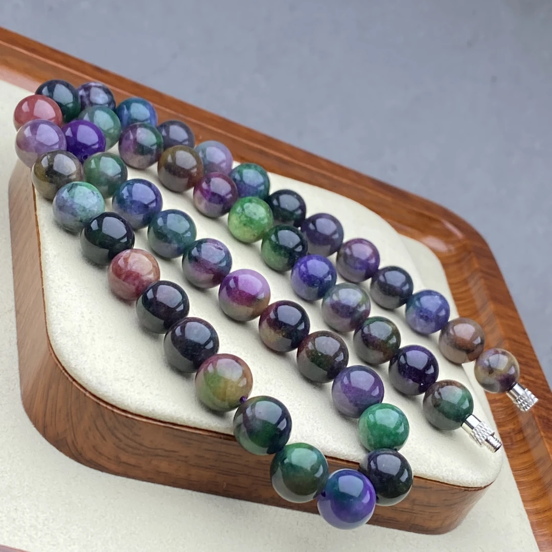 10mm甘文草幻彩花苏项链多样性发一件GWC-166号