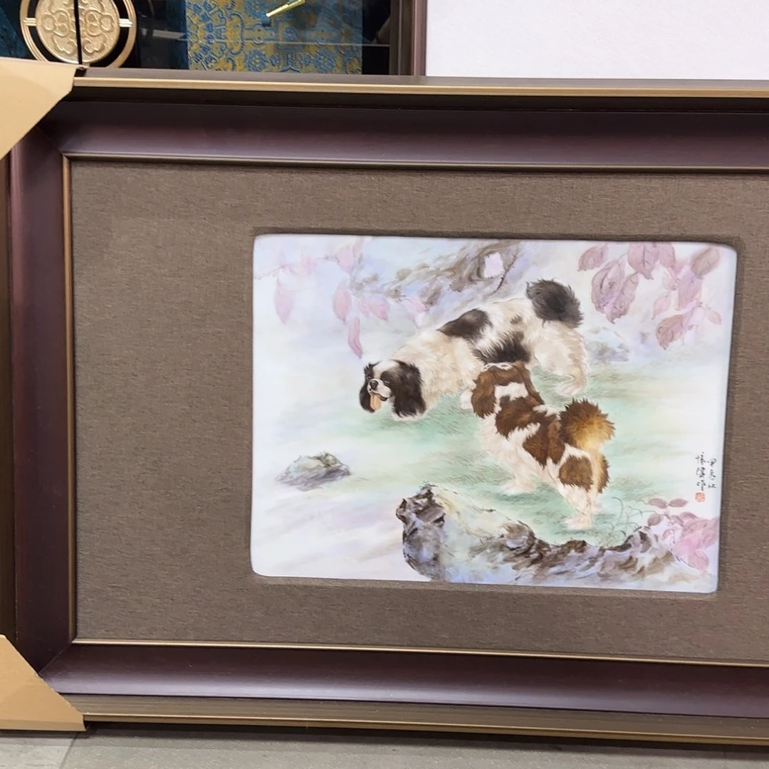 瓷片王**子陶瓷作品 手绘作品