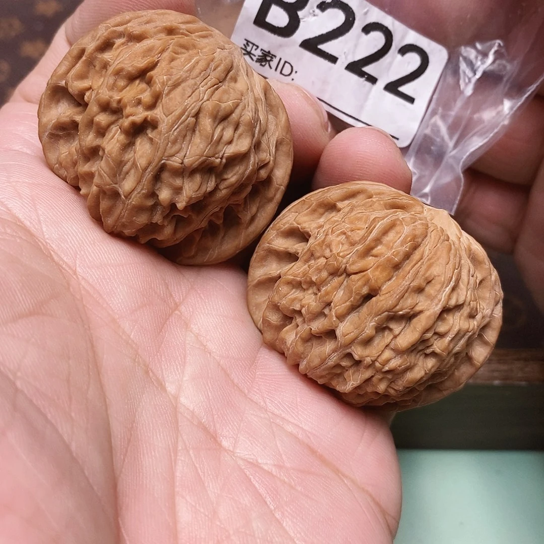 文玩核桃把件磨盘41尺。
