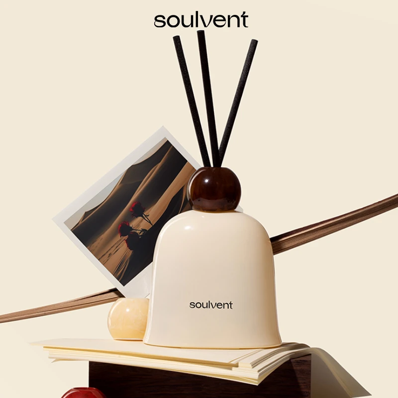 所闻soulvent孤山木兰藤条无火香薰室内持久家用香氛