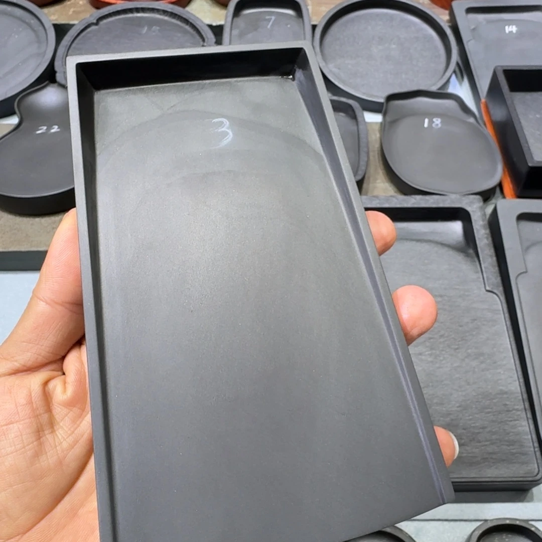 姬***）歙砚老坑龙尾砚抄手