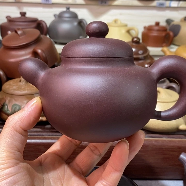 紫砂茶壶微瑕处理一把