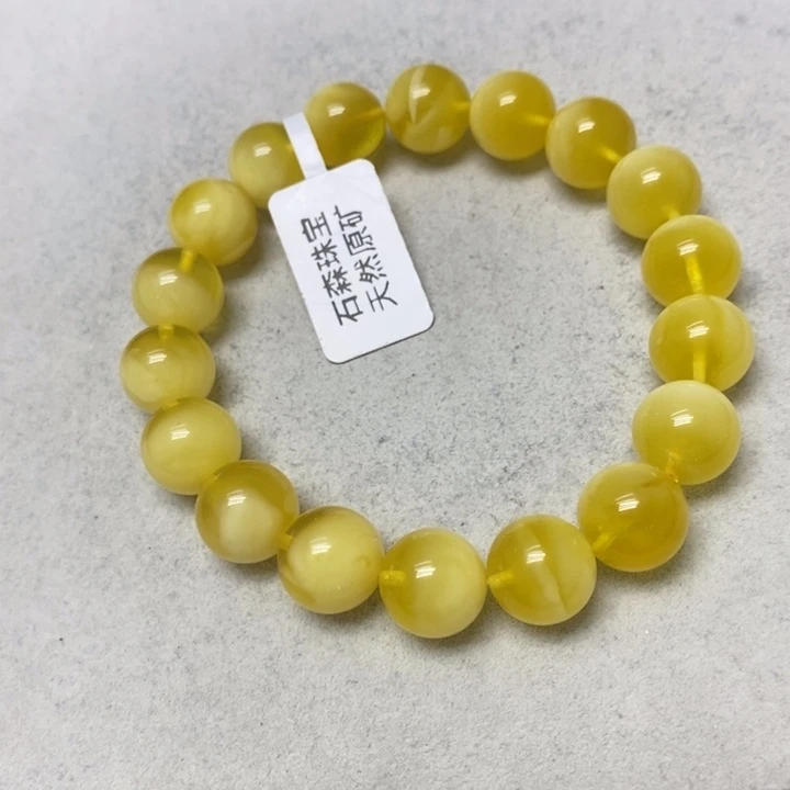 蜜蜡未镶嵌裸石串