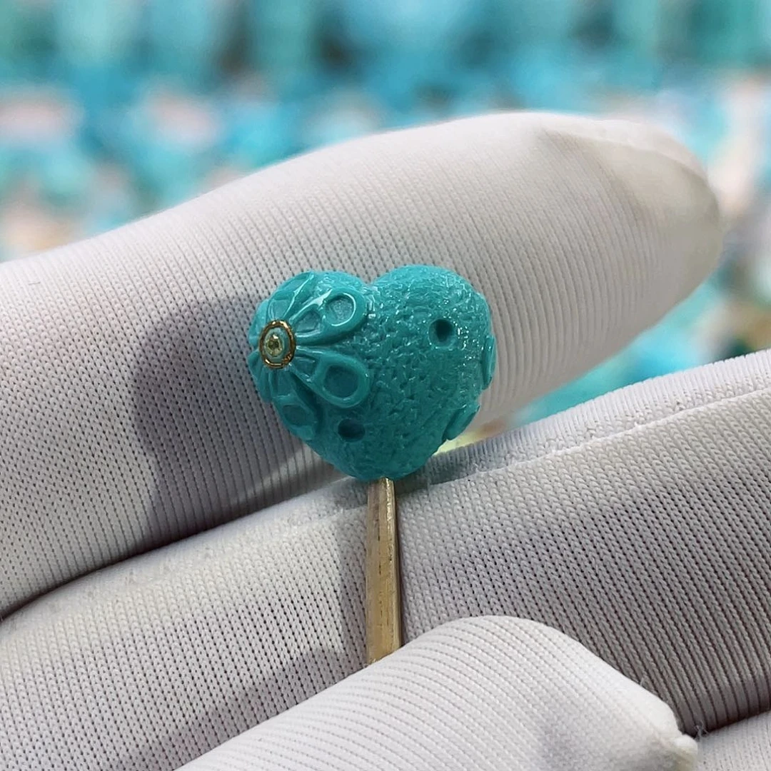 绿松石珠宝奇石未镶嵌