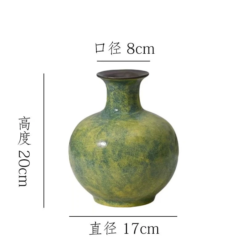 【绿野仙踪-小圆墩】简约大气陶瓷花瓶