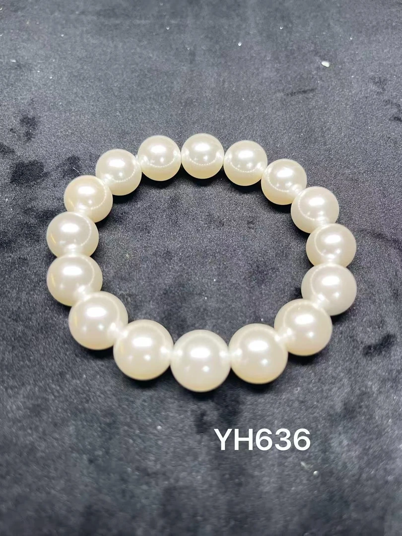 (枫子专属）YH636奥白色美人珠链 约12mm 多样性发货