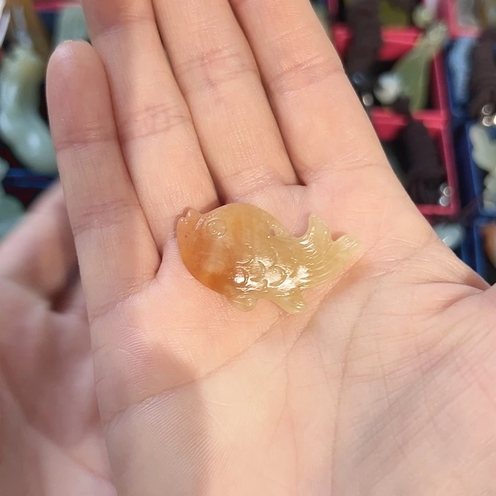 浮***）蛇纹石玉未镶嵌吊坠(赠链)