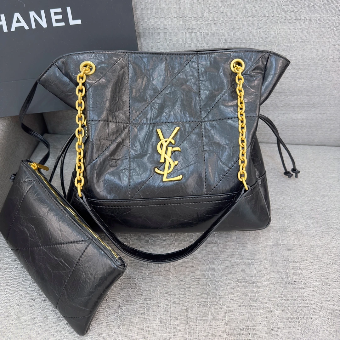 新款Y家菱格链条包2025真皮女士福袋手提单肩斜跨包