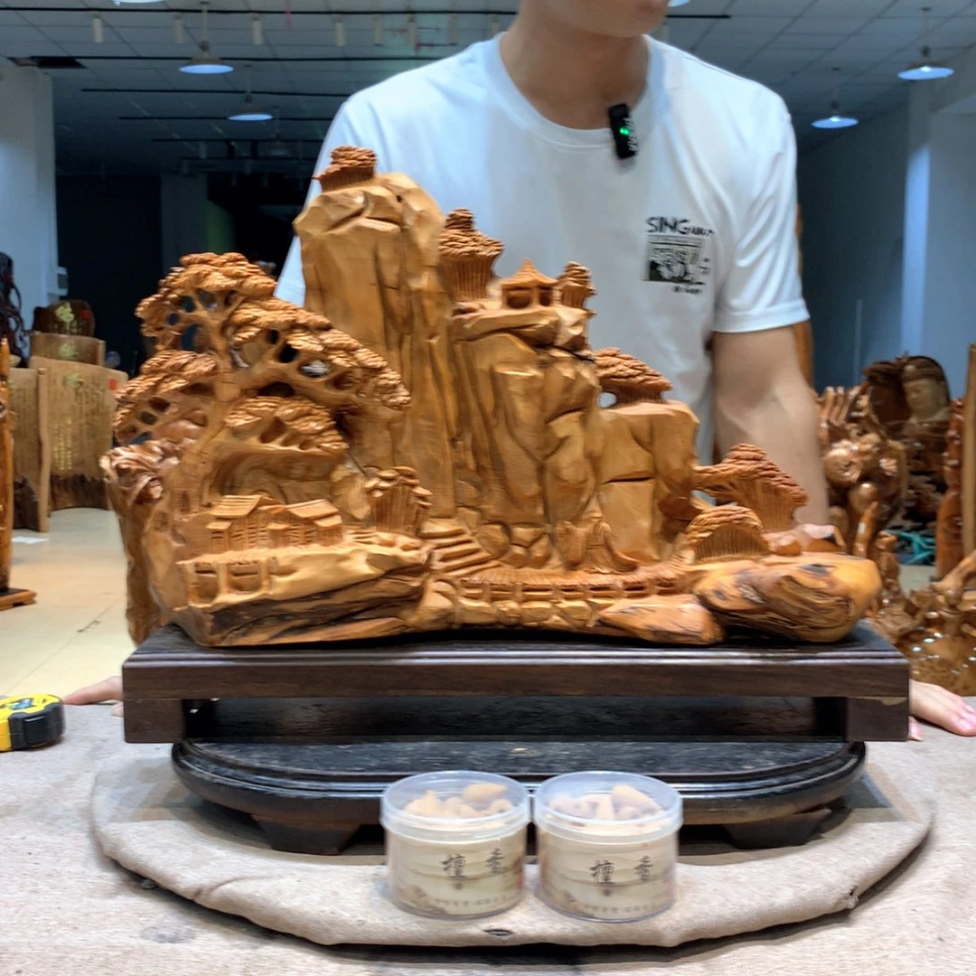 楠木工艺品摆件不包邮