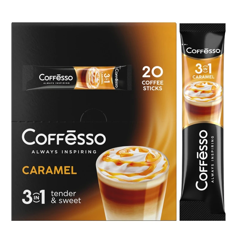 俄罗斯原装进口咖啡索三合一速溶咖啡