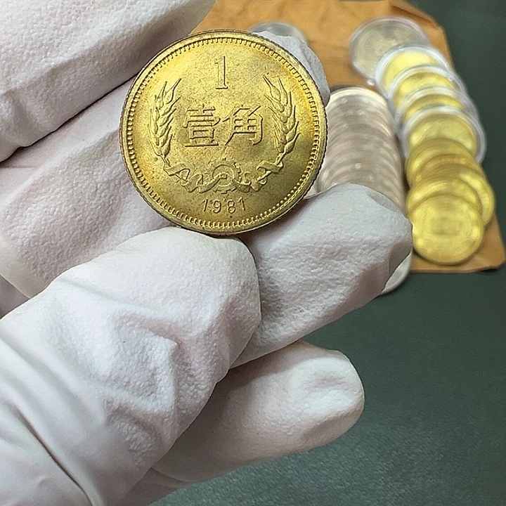 其他普通金属1981年1角一枚扣盒