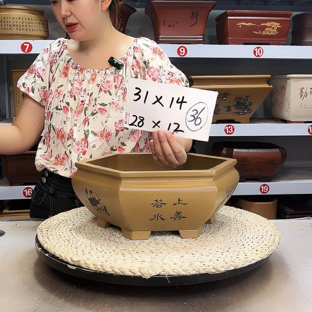 紫砂花盆紫砂花盆