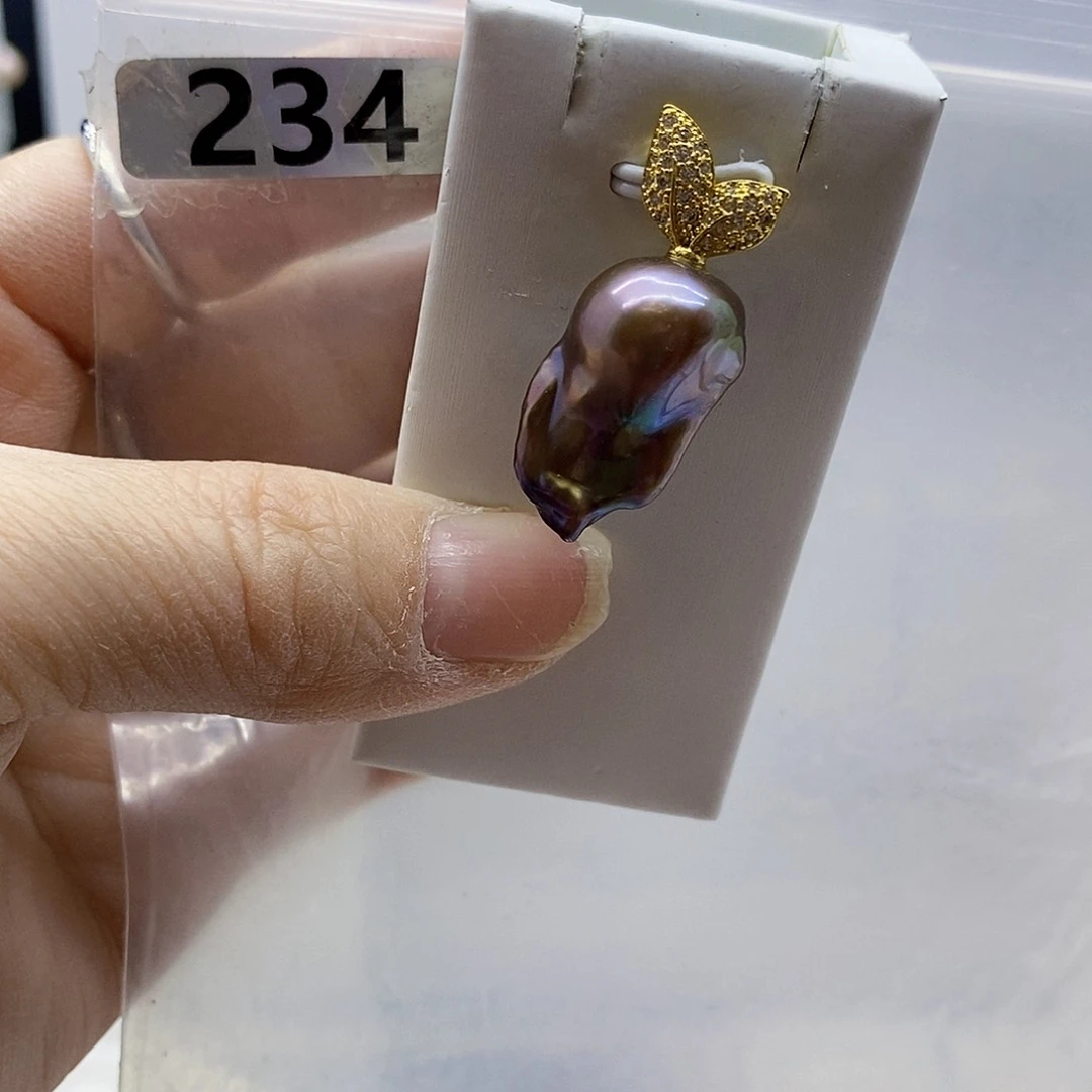 颈饰合金淡水珍珠