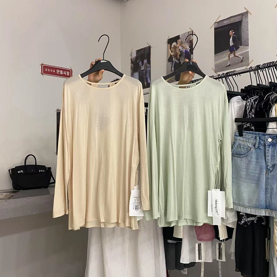 【ARONG阿荣家】T恤上衣52189-淡绿淡粉-F