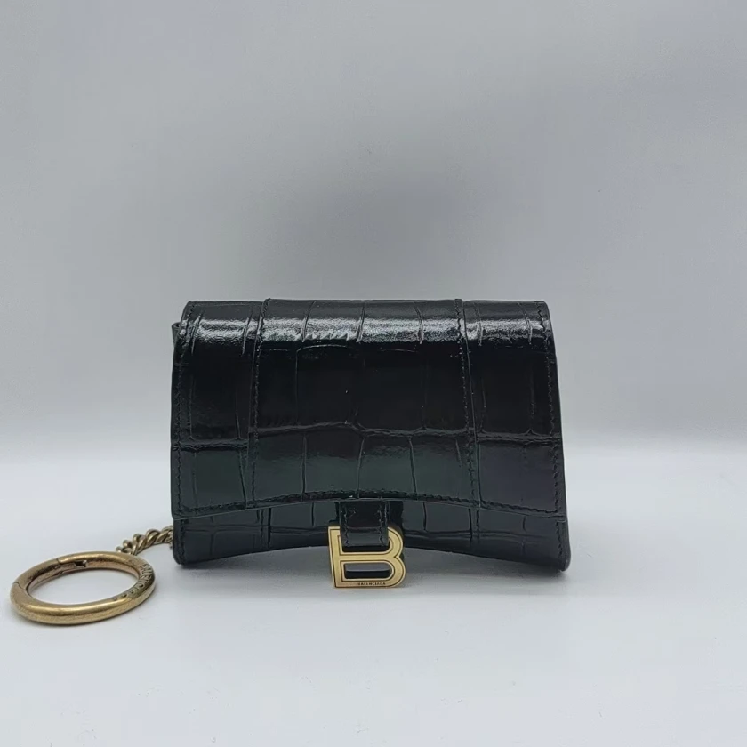 95新 Balenciaga/巴黎世家 黑色沙漏mini款  1369 3484