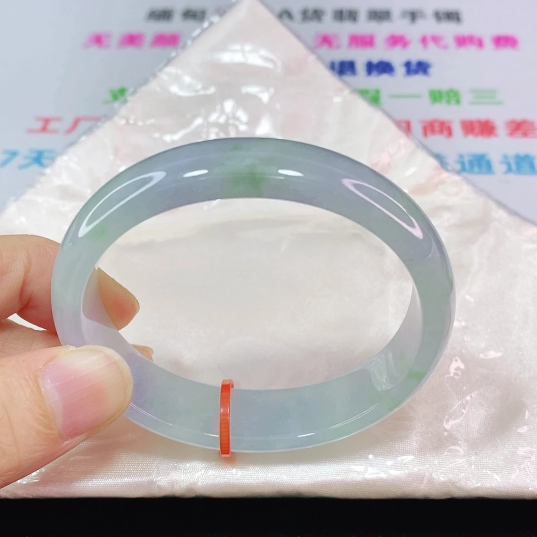 未镶嵌手镯翡翠55.6圈口贵妃-轮胎镯