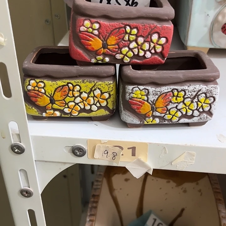 粗陶材质多肉花盆