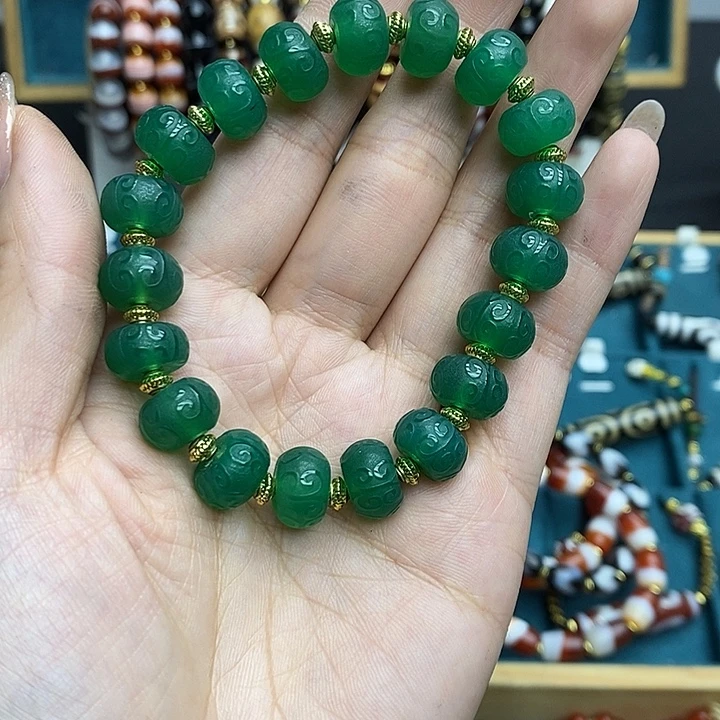 玛瑙/玉髓合金颈饰