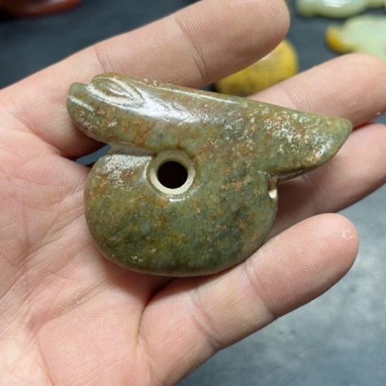 吊坠白玉菩提把件