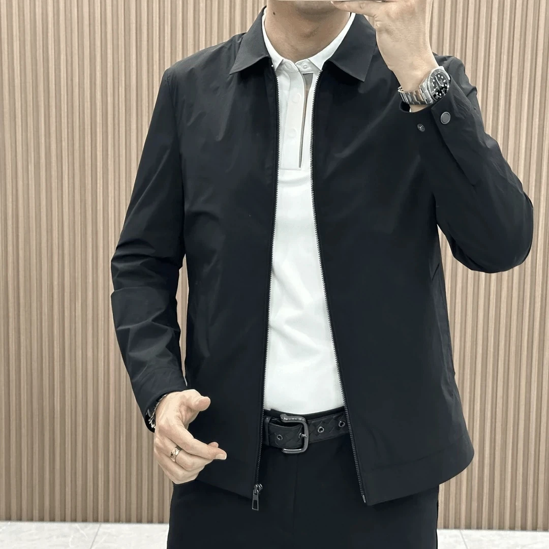 【志鹏】时尚25春秋男士春季新款轻商简单净面外套-99353商务男款