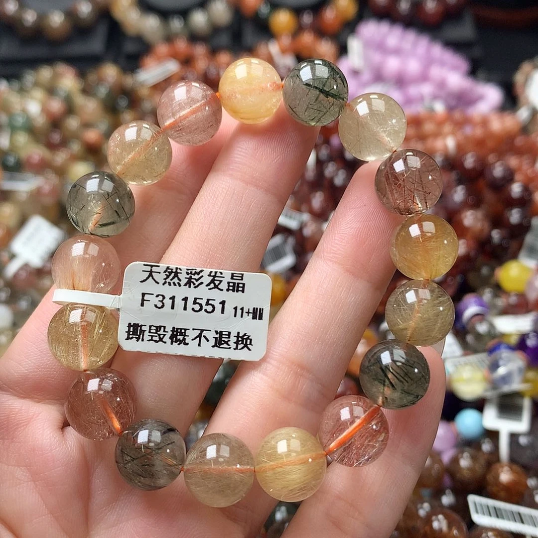 水晶手链未镶嵌，