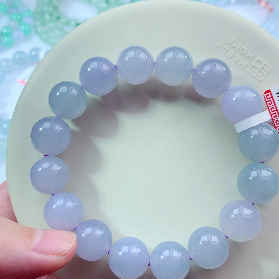 翡翠未镶嵌手链卡12.7