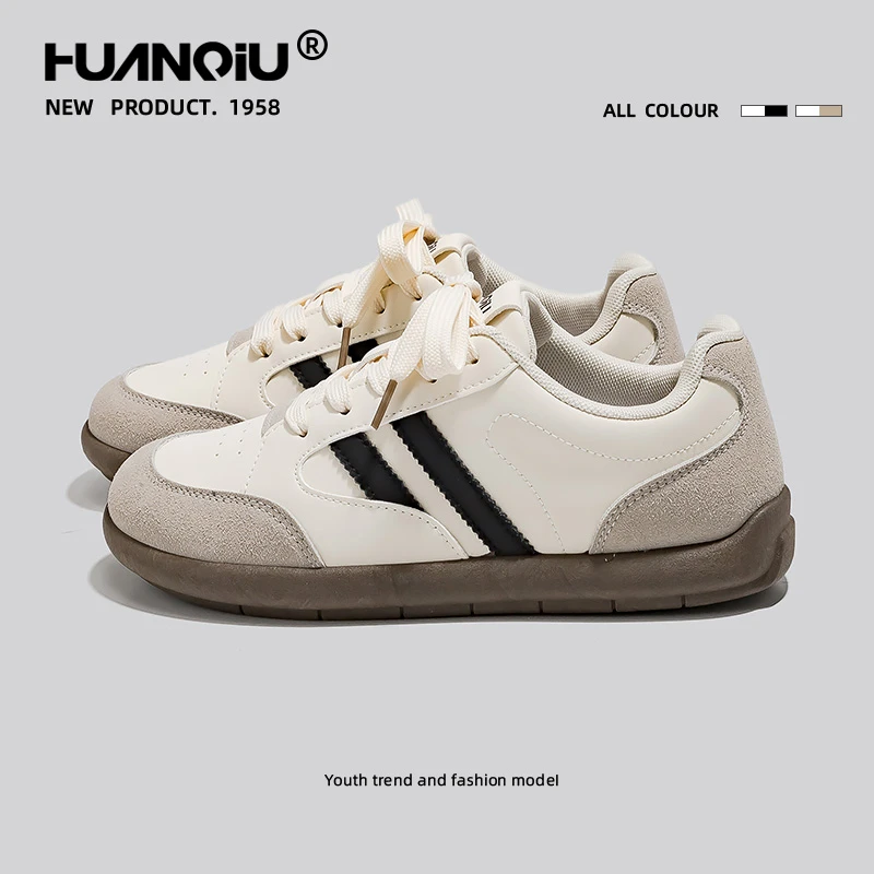 环球条纹百搭高颜值小众德训鞋女2025春季新款爆款轻便板鞋HC5086