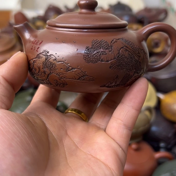 紫砂茶壶紫砂壶起痘跳砂