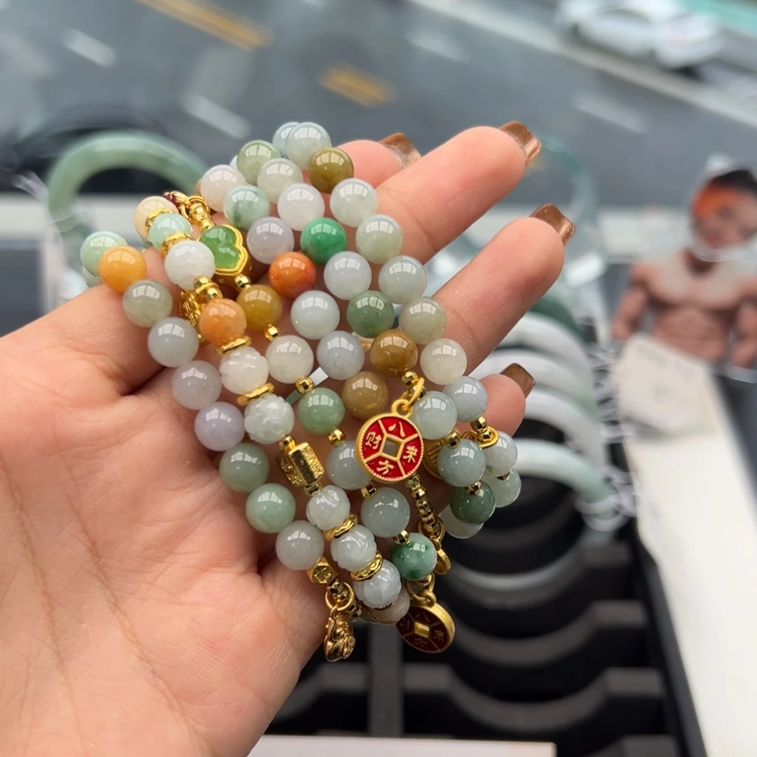 未镶嵌手链翡翠翡翠