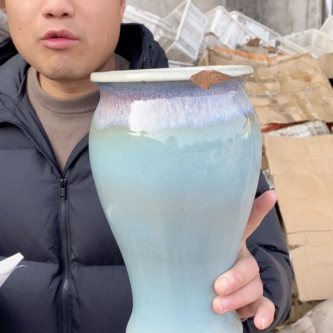 红陶杨杨花盆0213-1001