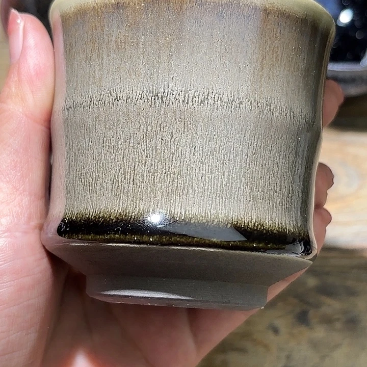 茶盏沐雨茶器柴烧主人杯