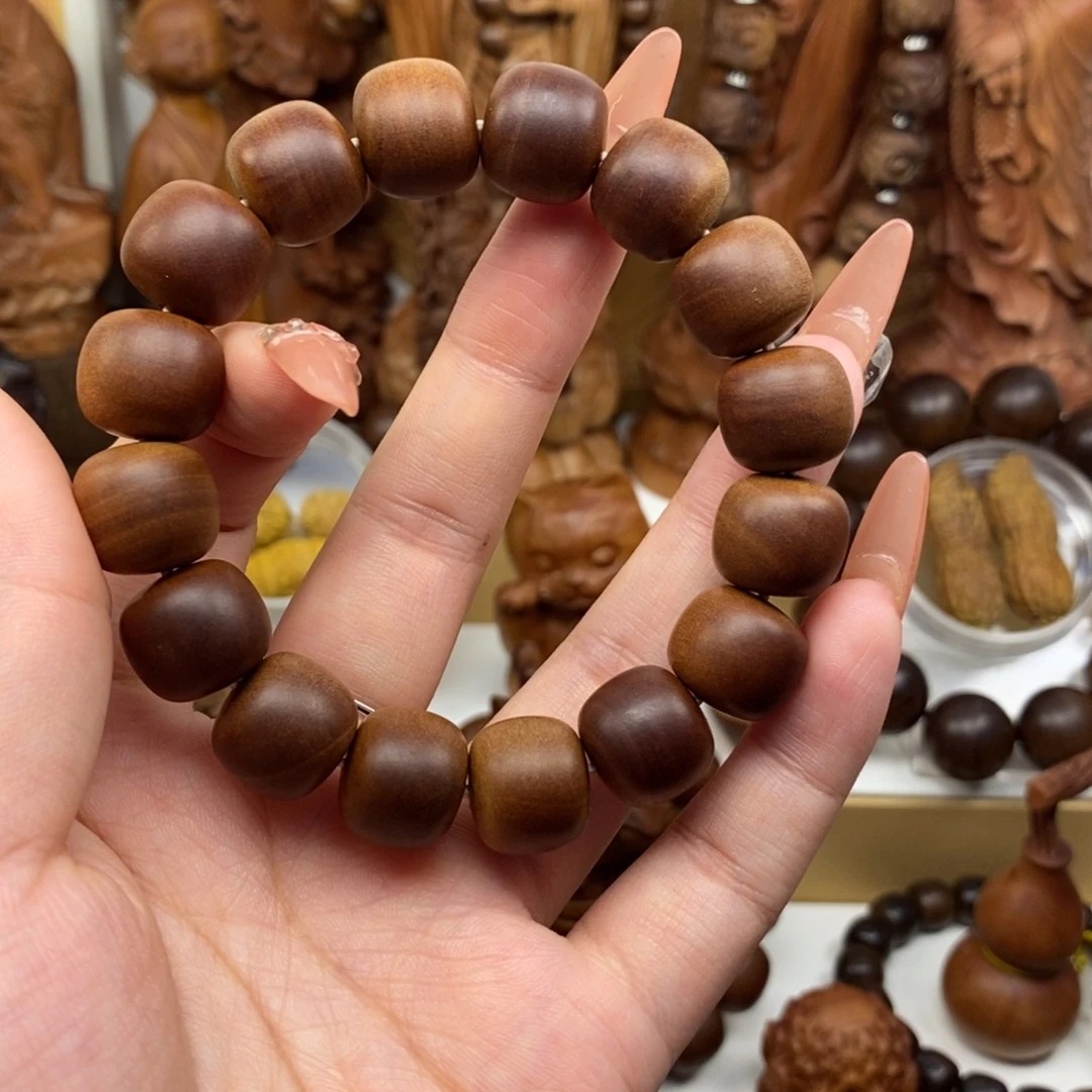 手串/手链檀香木迈索尔老山檀香红肉1314奶香，瑕