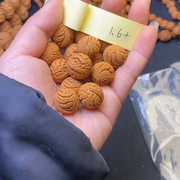 秦岭龙纹桃核14颗