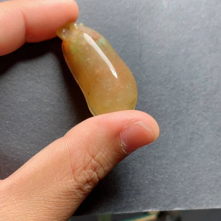 石英质玉未镶嵌吊坠(不含链)