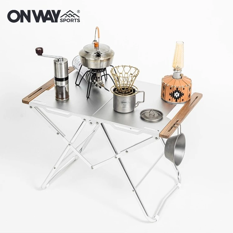onwaysports铝合金战术速开桌户外折叠桌轻量化快开露营野餐桌子