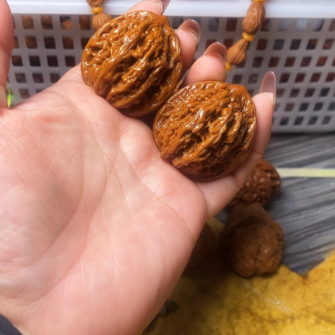 吊坠文玩核桃虎头39