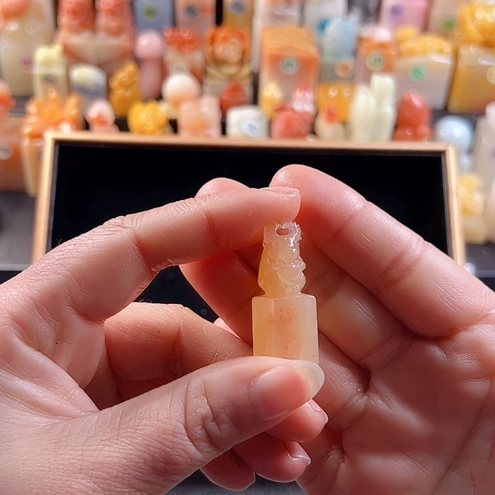 老挝石印石1.1厘米，牛