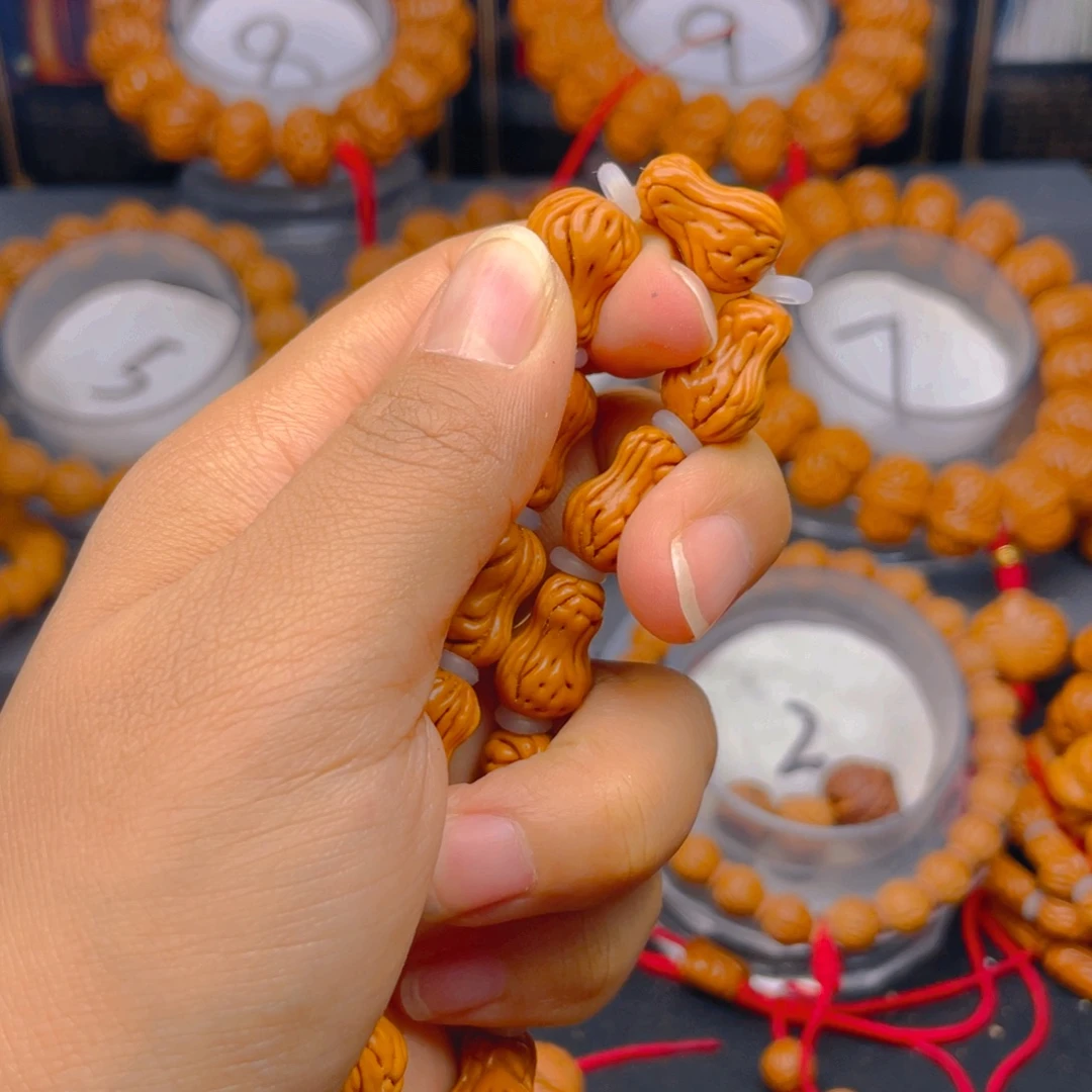 企***总手串桃核顺丰快递费不退不换