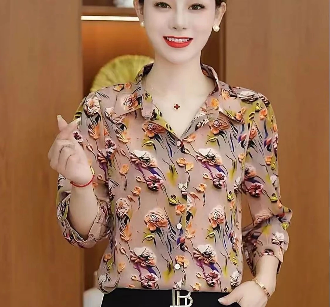 洋气印花百搭上衣