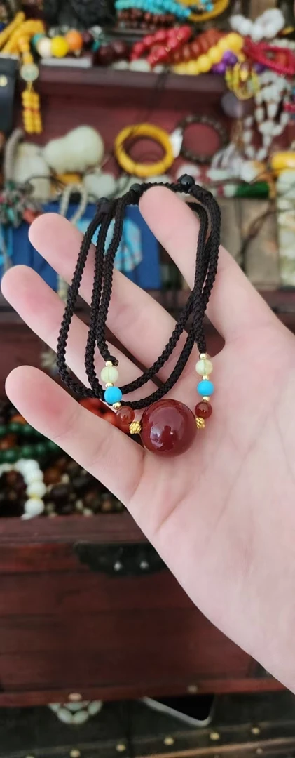 天然辰砂【闪购商品】朱砂小吊坠