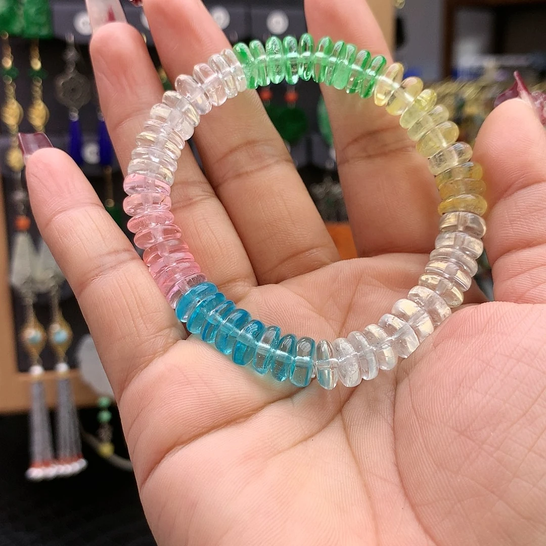 【闪购商品】水晶手链未镶嵌蘭*手链