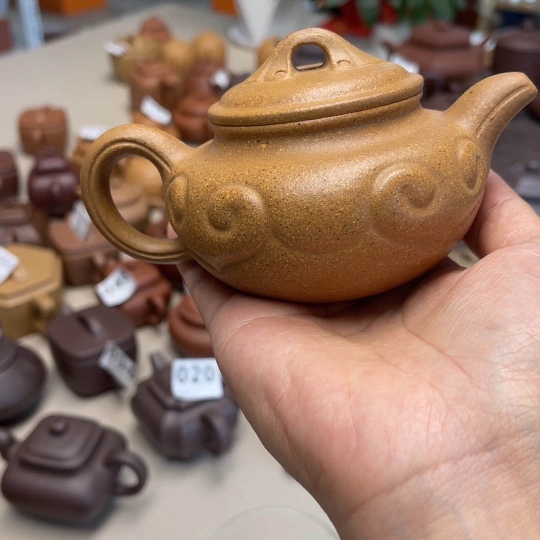 茶壶紫砂微瑕仿古如意240毫升