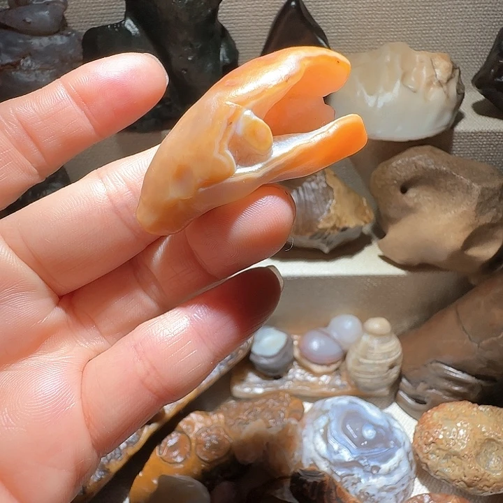 泥***匠有机玻璃奇石原石