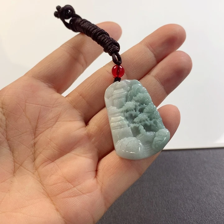 翡翠未镶嵌颈饰挂饰