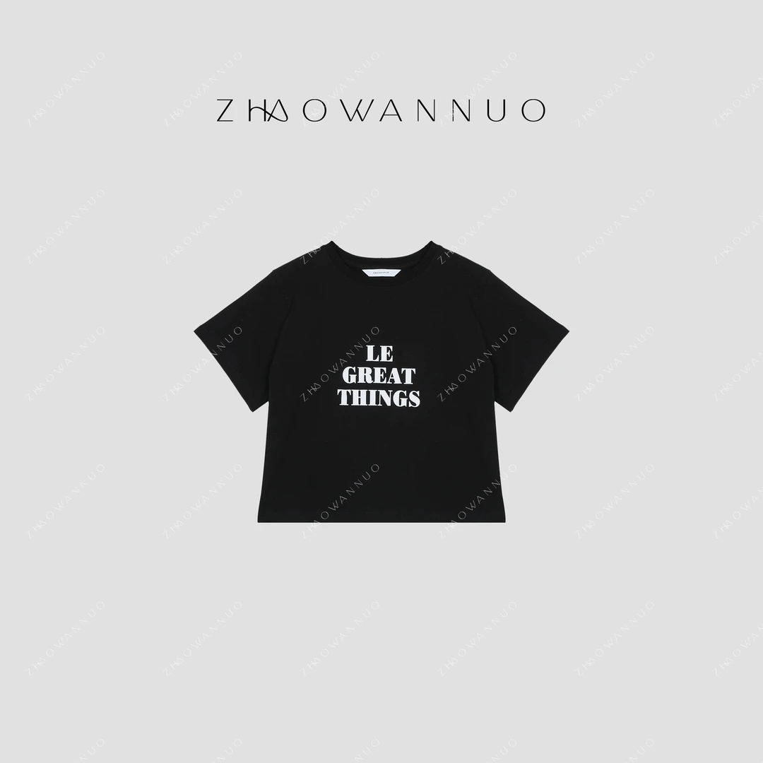 ZHAO WANNUO 丨25短袖T恤NC0446