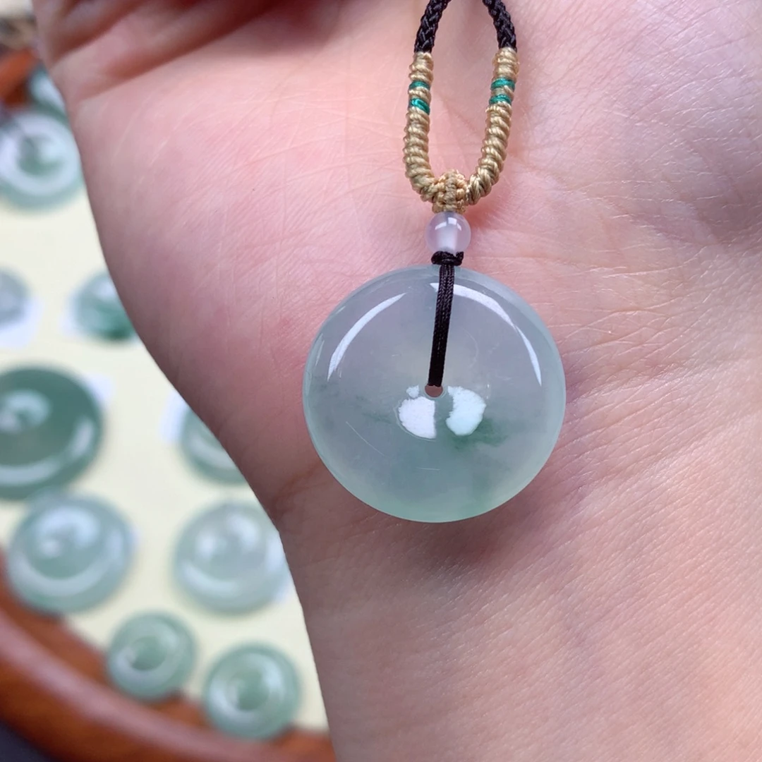 翡翠未镶嵌颈饰吊坠21.3/6mm