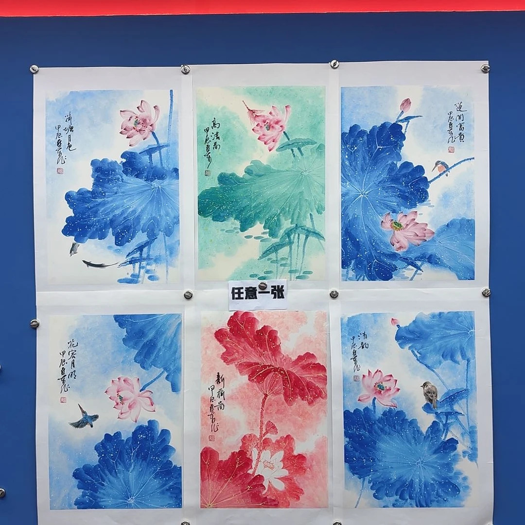 国画多次参加国内外书画