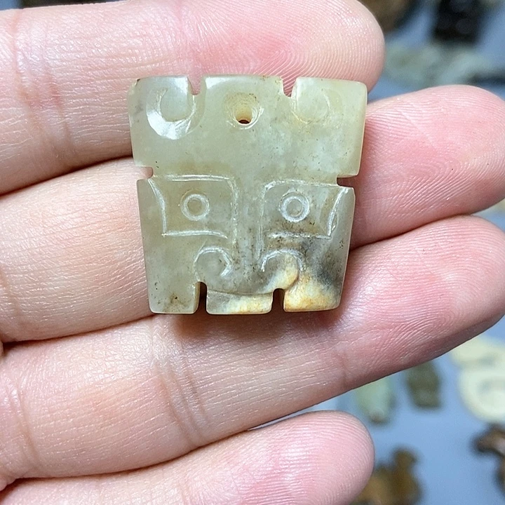 和田玉未镶嵌颈饰88